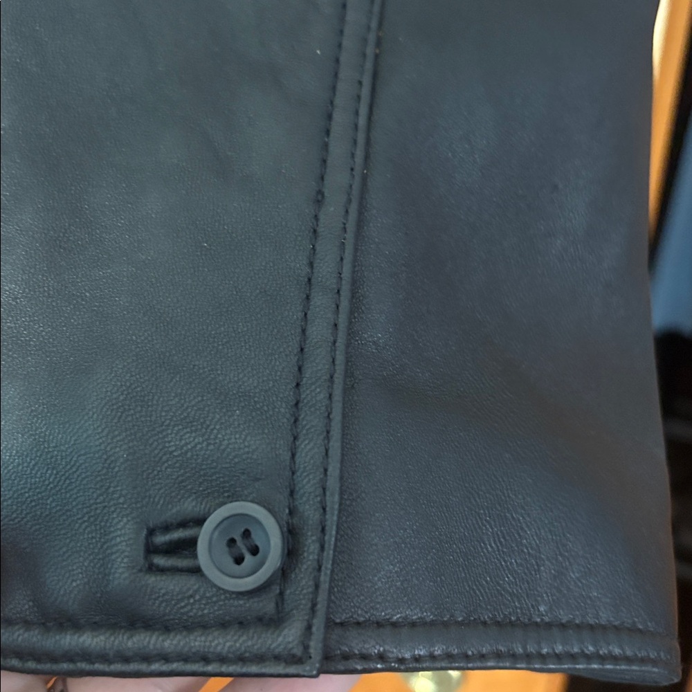 Black Leather Jacket 3xl - Picture 6 of 7